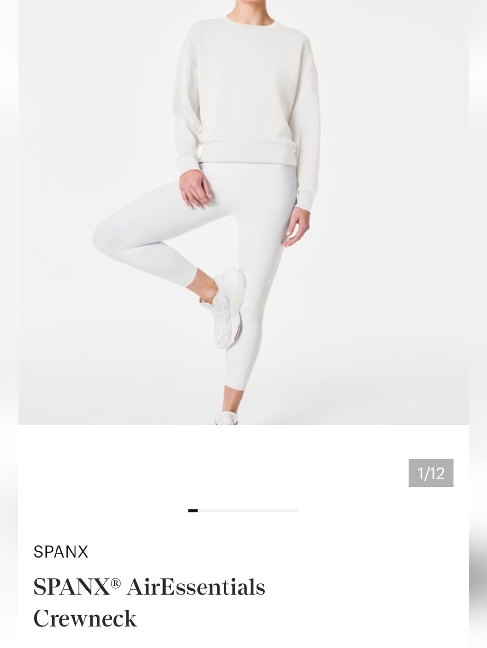 SPANX Air ESSENTIALS Crewneck Sweatshirt - Picture 5 of 6
